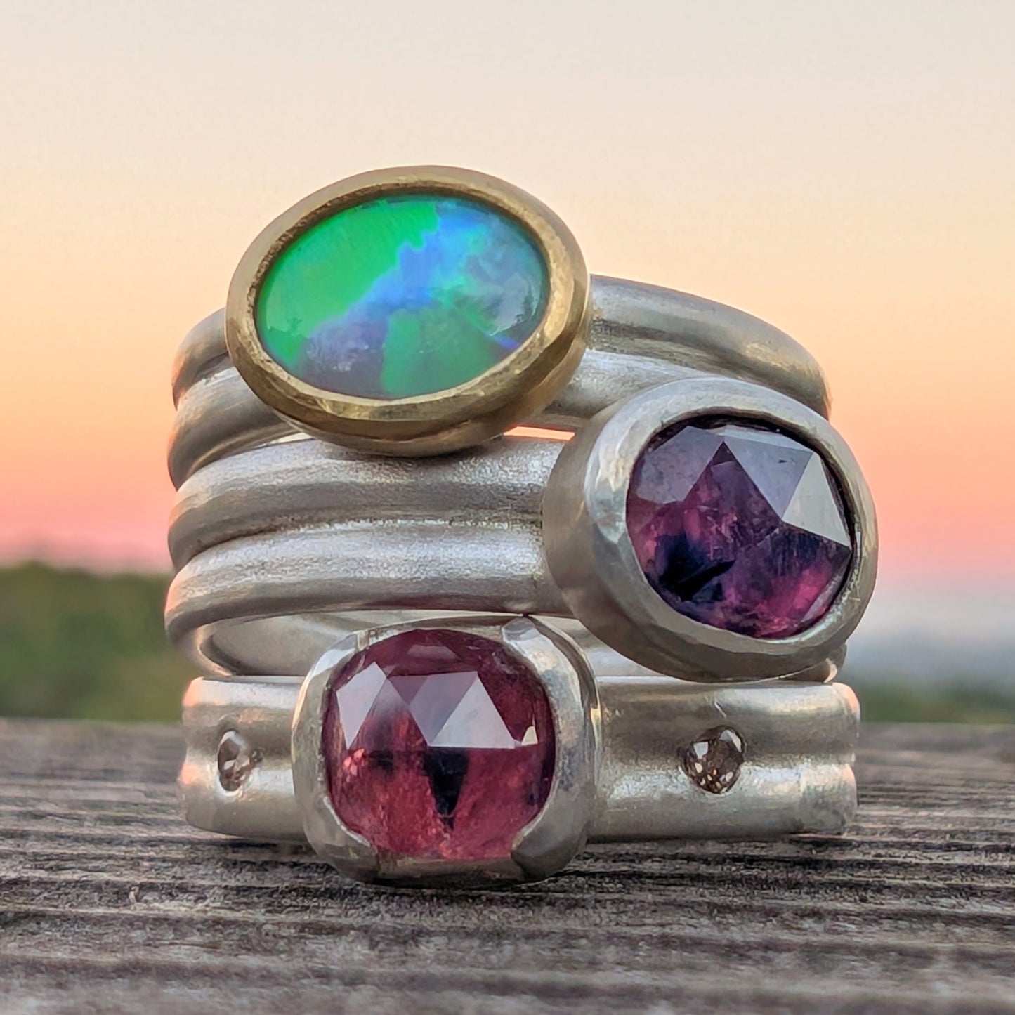 Oval Winza Sapphire Ring Size 6.5