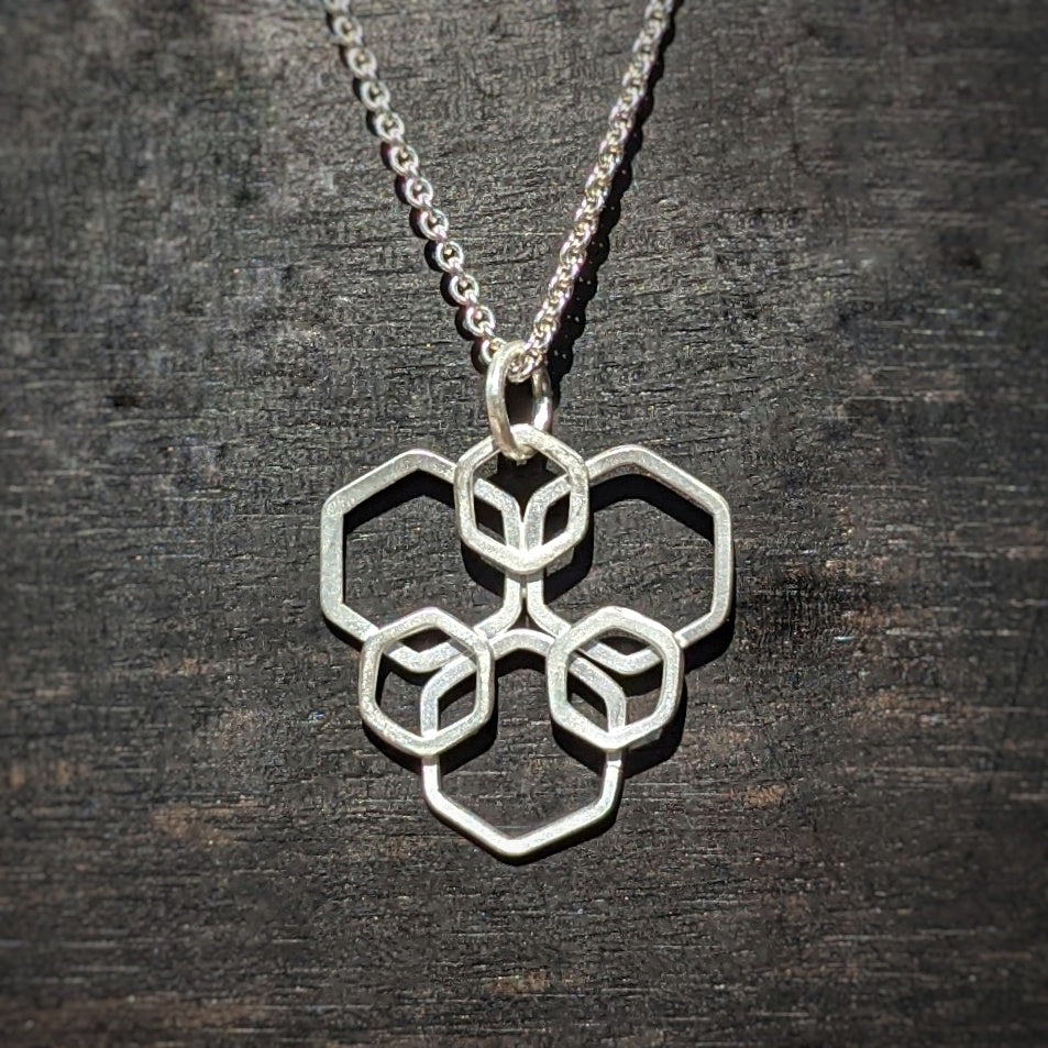Honey Passionflower Necklace