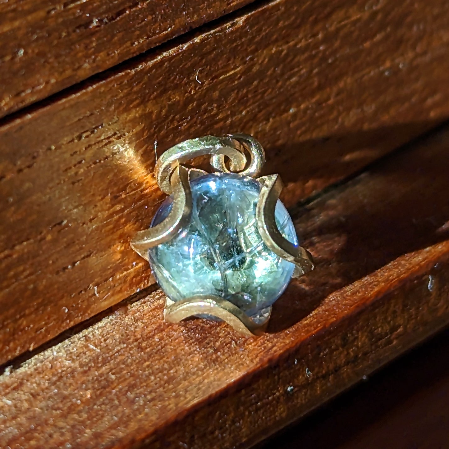 Tanzanite Open Iris Pendant