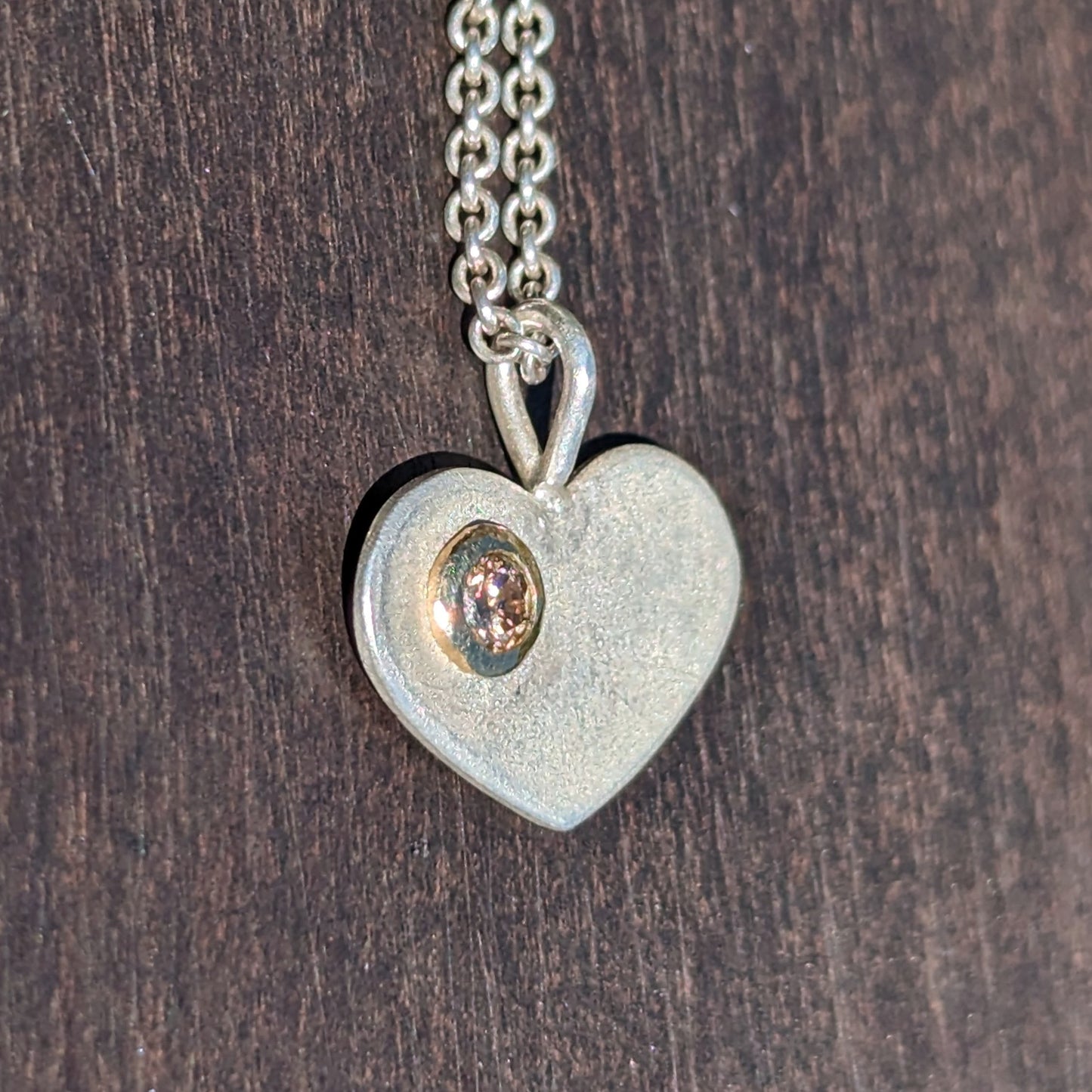 Mixed Metals Heart Pendant with Chocolate Diamond - side.jpeg