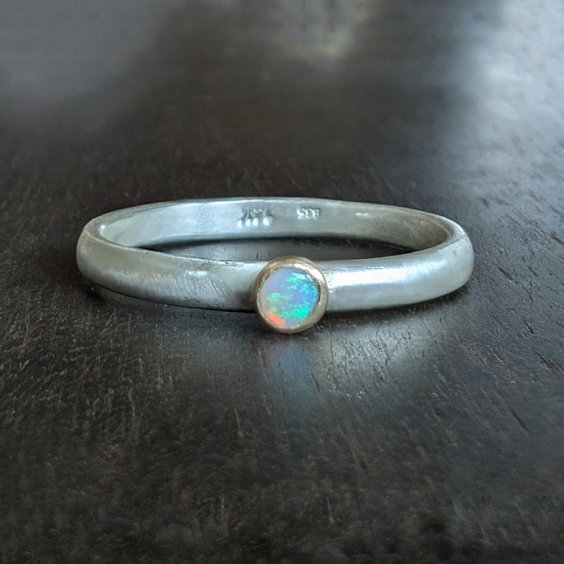 3mm Opal 14K Bezel 2mm band ring.jpg