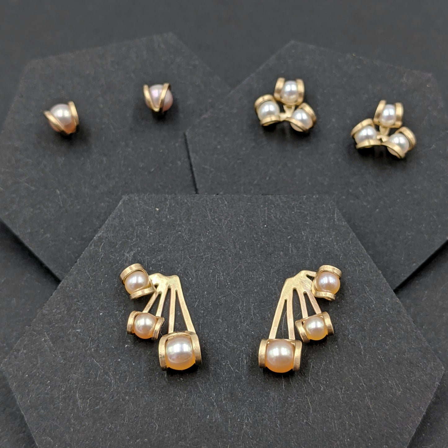 Ray Post Earrings - Gold