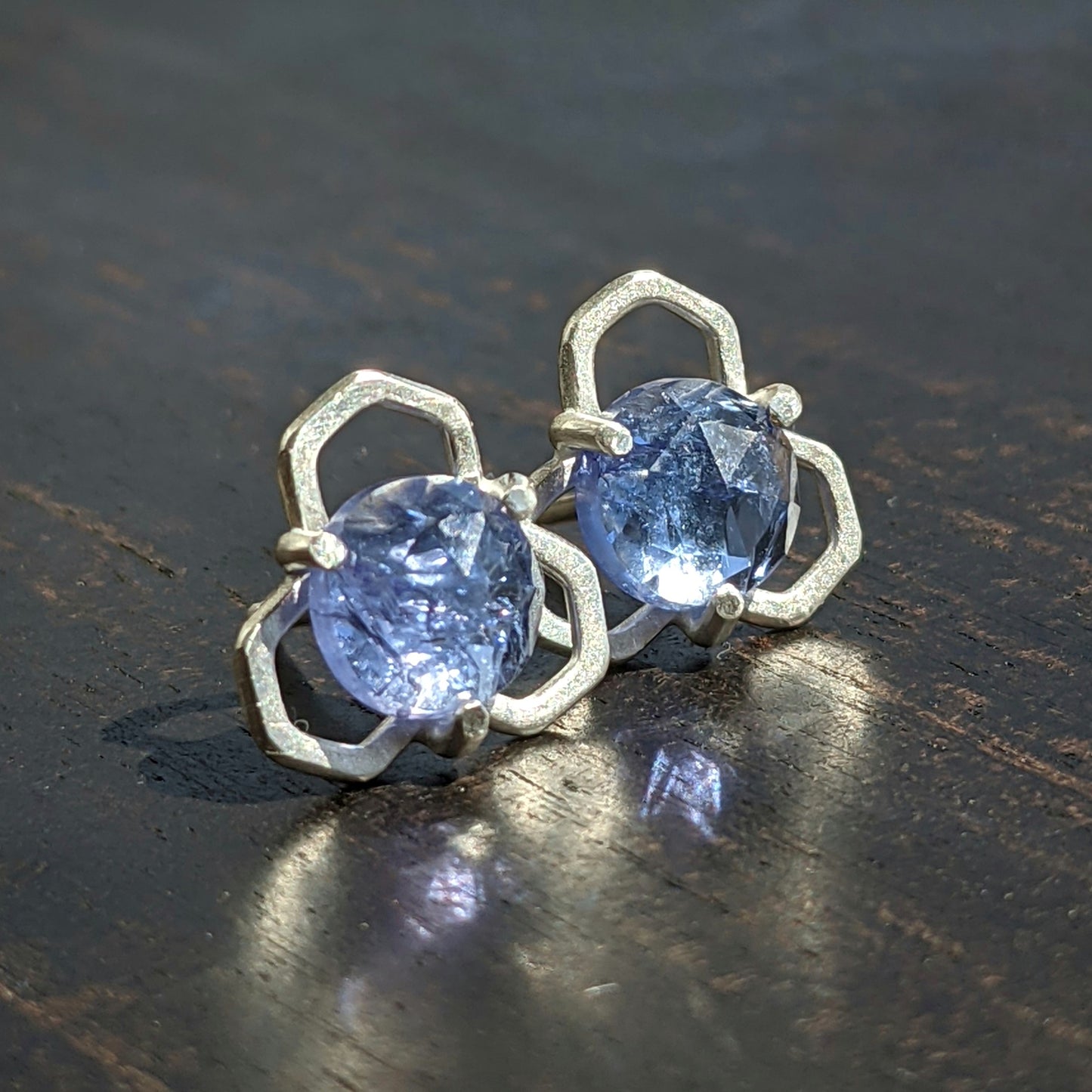 Mini Honey Studs - Tanzanite