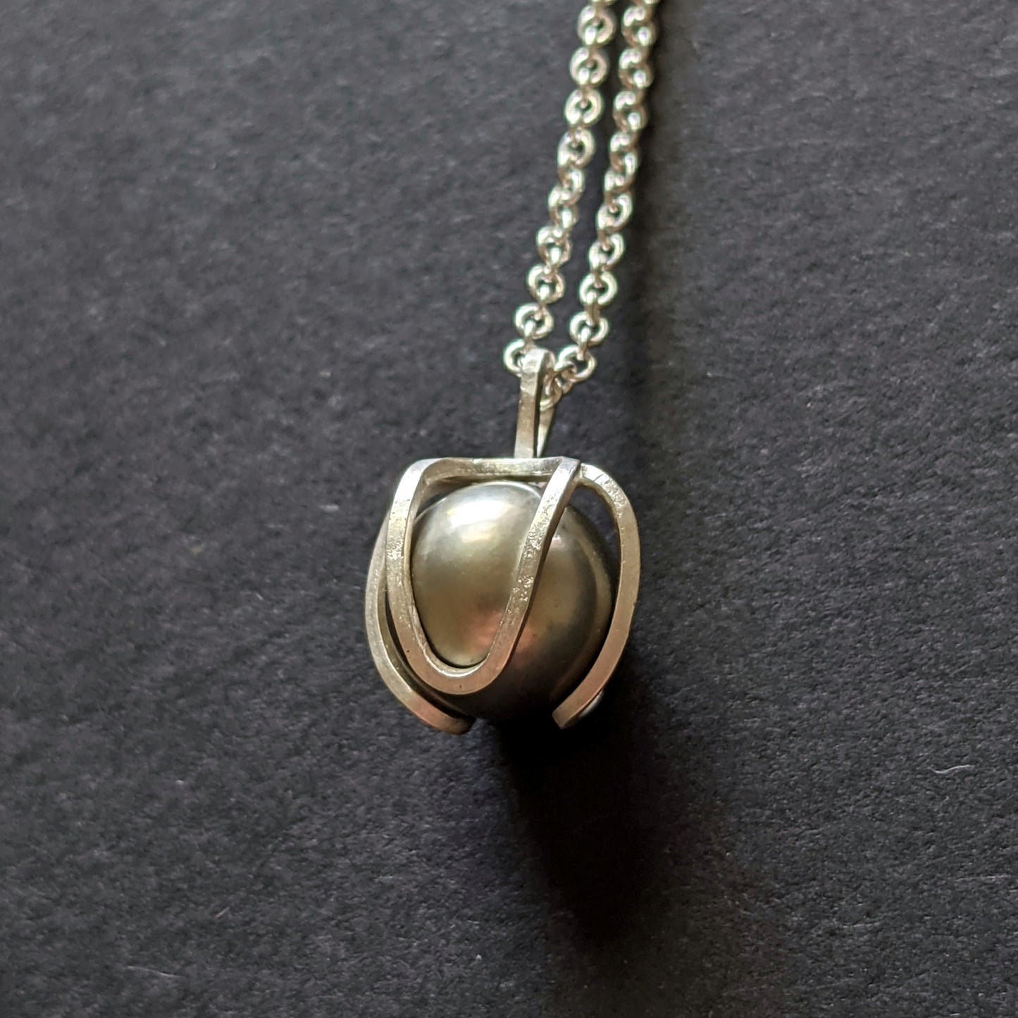 Tahitian Pearl Bud Drop Pendant Necklace