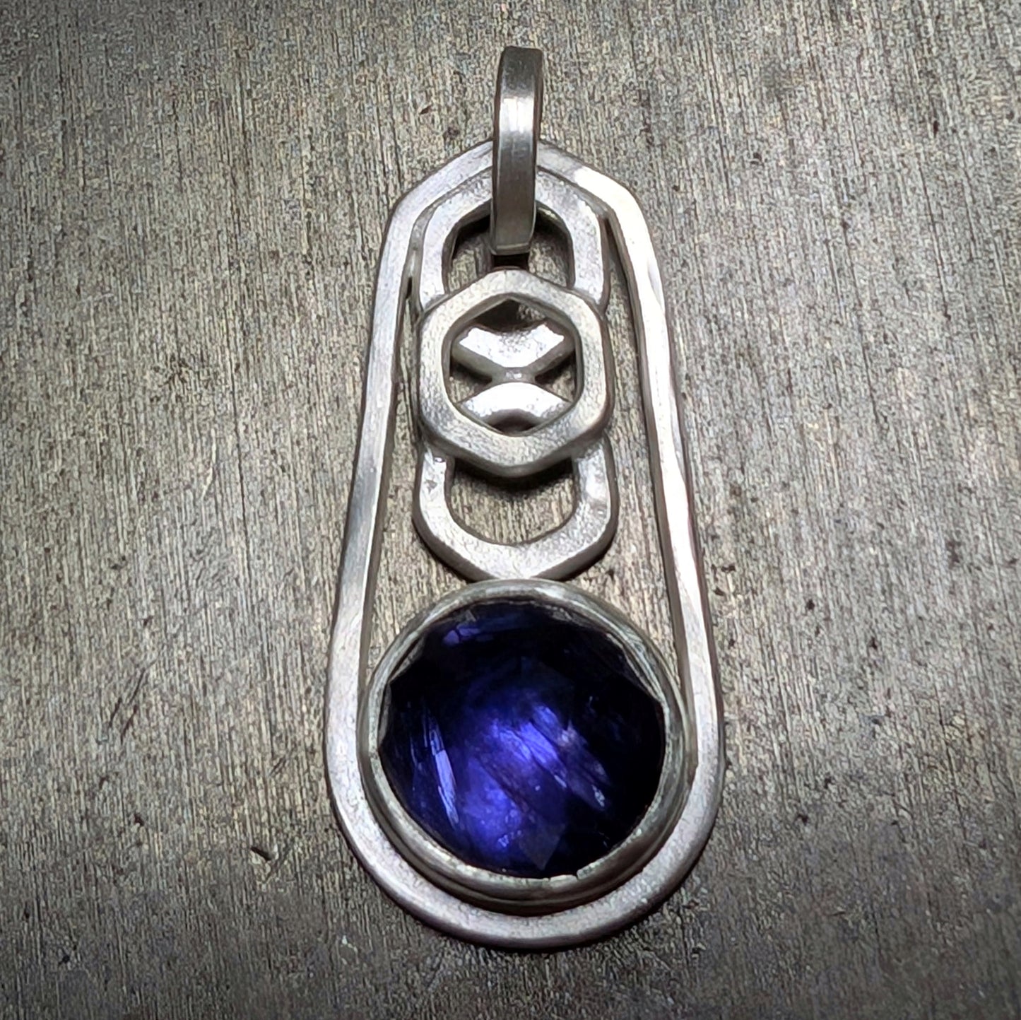 Lunari Pendant with Iolite